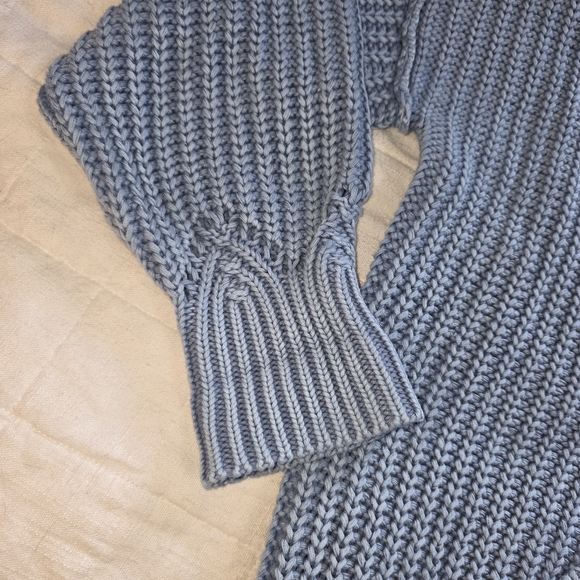 Sundance 100% Cotton Women's Chunky  Knit Cardigan Sweater Sz Petite Small - Picture 3 of 10